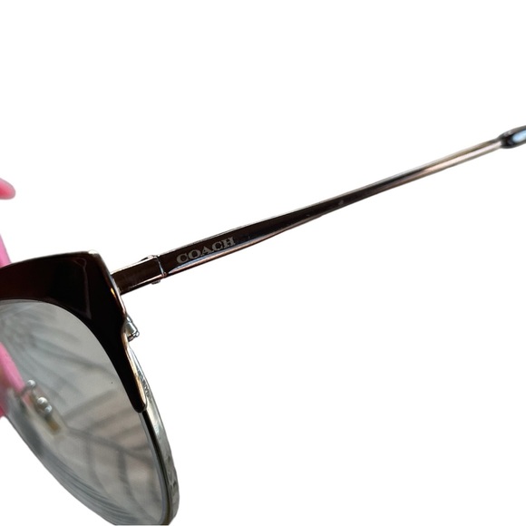 Coach Cat Eye Metal Eye-frame in Shiny Brown - Picture 7 of 14